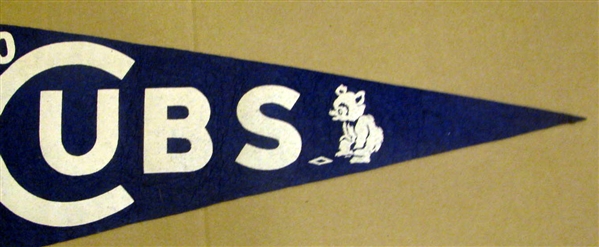 60's CHICAGO CUBS PENNANT