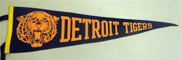 40's DETROIT TIGERS 3/4 SIZE PENNANT
