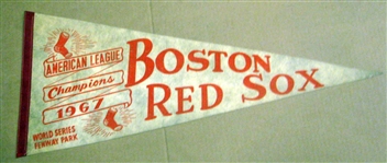 1967 WORLD SERIES PENNANT - BOSTON RED SOX ISSUE