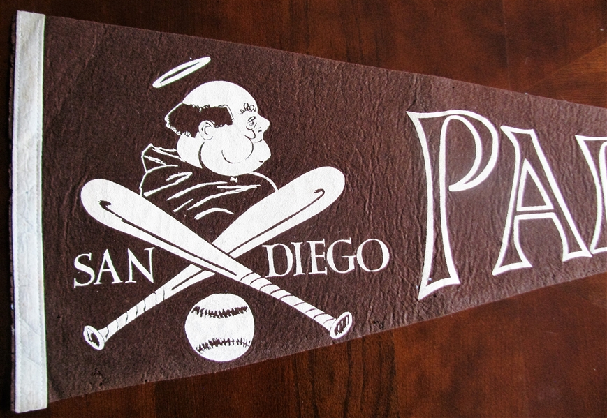 60's/70's SAN DIEGO PADRES FULL SIZE PENNANT