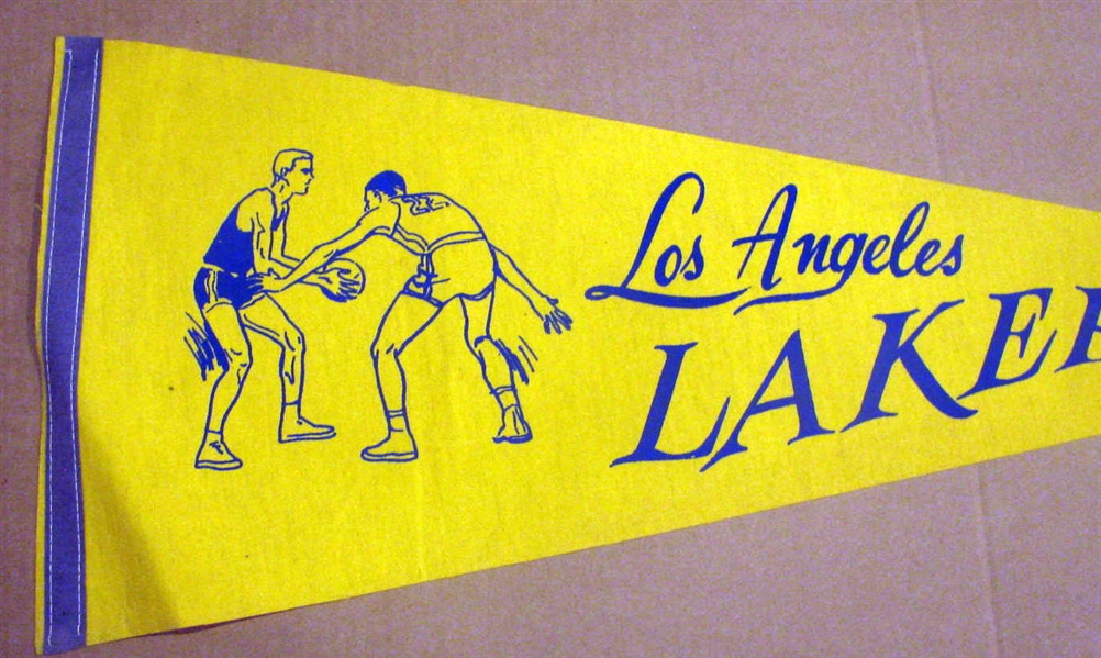 60's LOS ANGELES LAKERS PENNANT