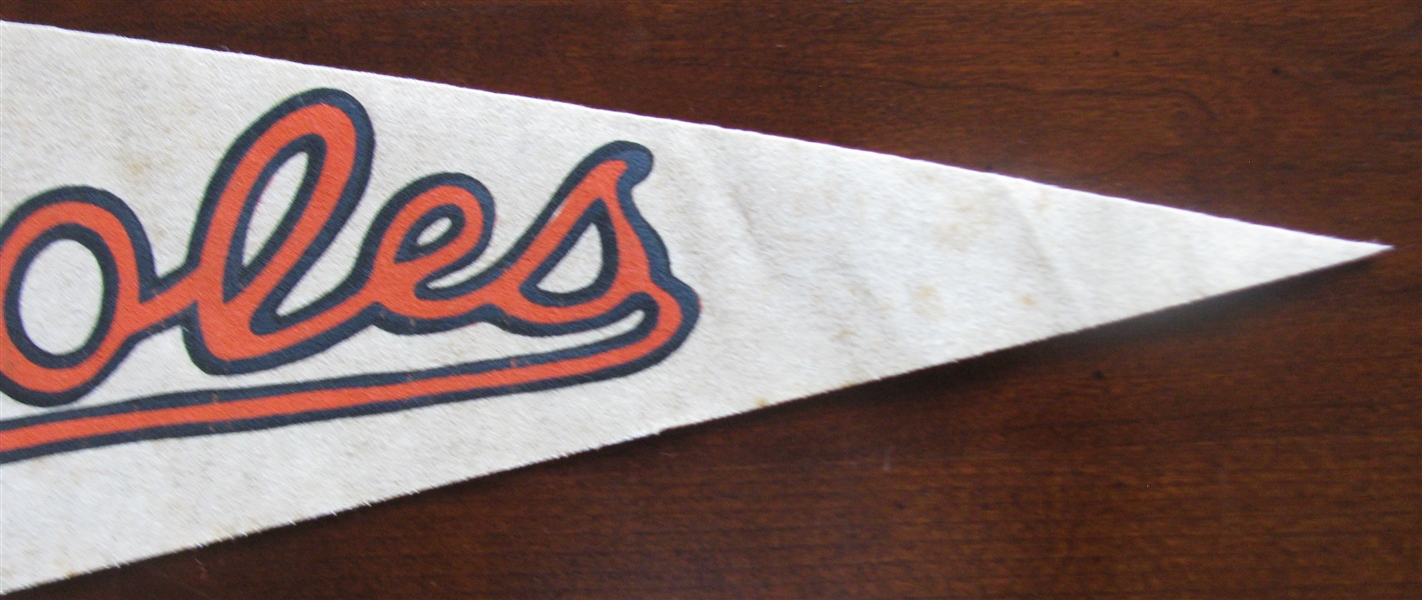 1962 BALTIMORE ORIOLES TEAM PICTURE BASEBALL PENNANT