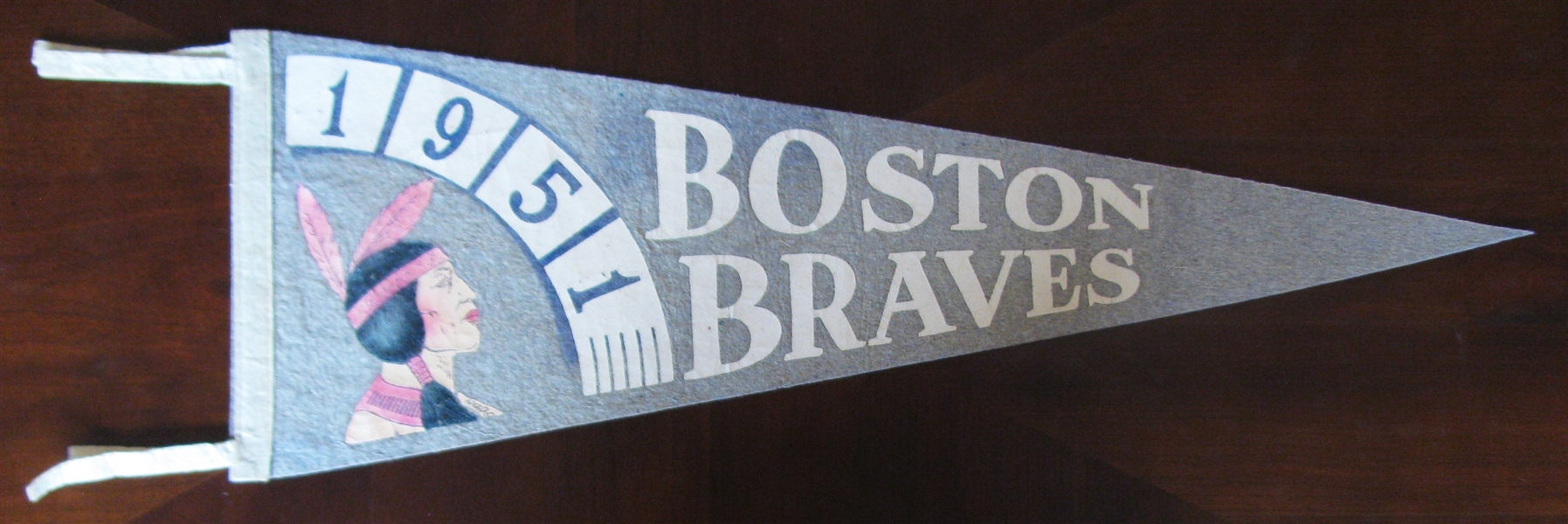 1951 BOSTON BRAVES BASEBALL PENNANT