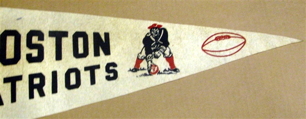 60's BOSTON PATRIOTS AFL PENNANT - RARE