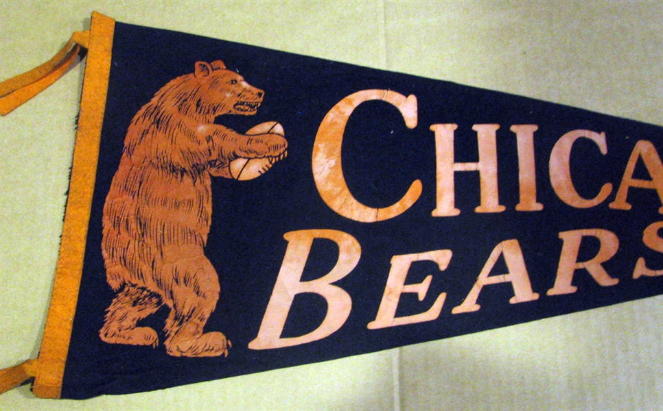 50's CHICAGO BEARS PENNANT