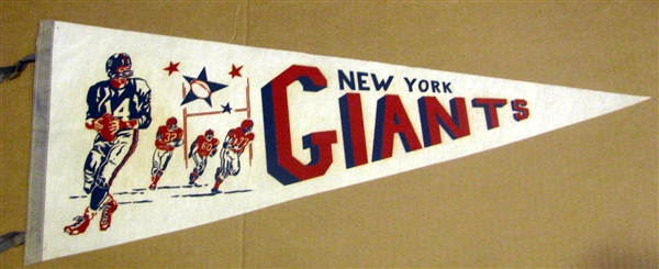 60's NEW YORK GIANTS PENNANT
