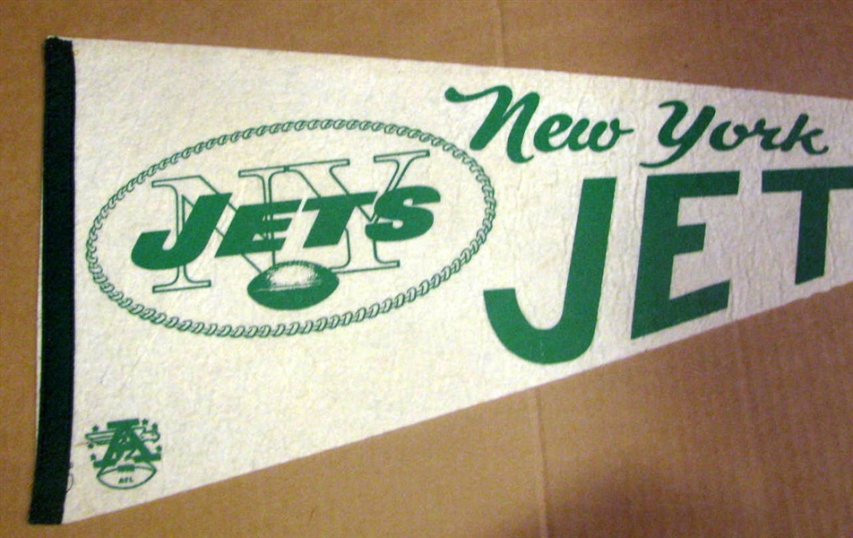 60's NEW YORK JETS AFL PENNANT