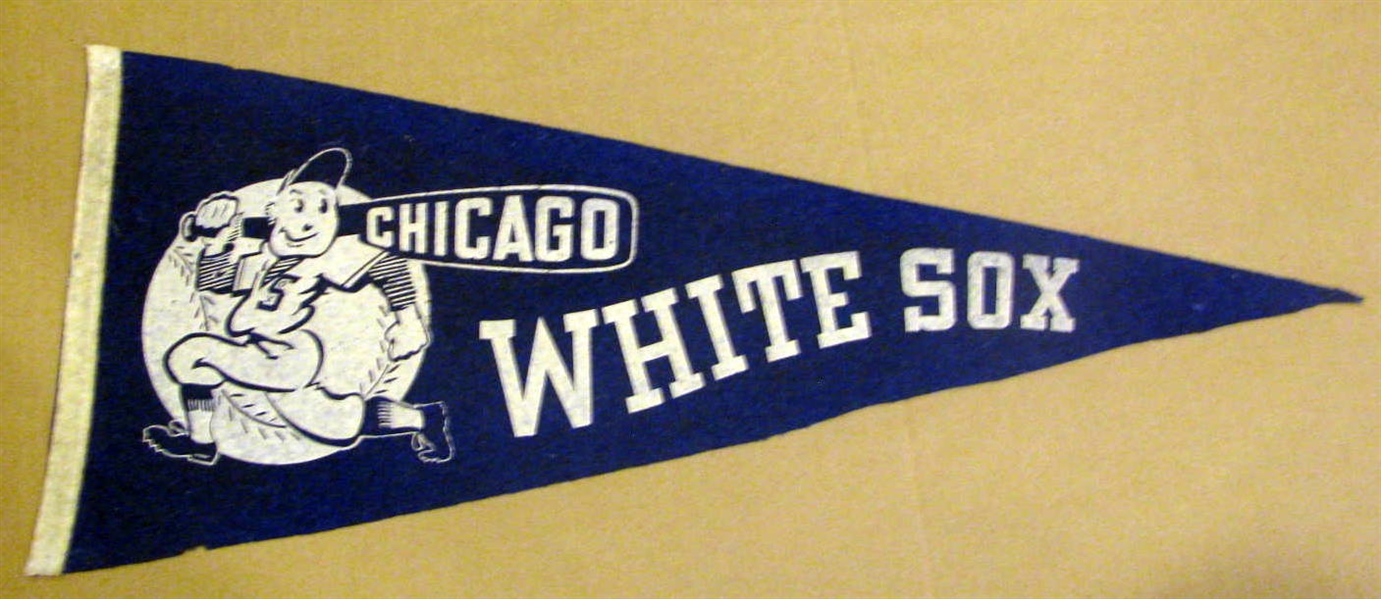 40's CHICAGO WHITE SOX PENNANT - RARE
