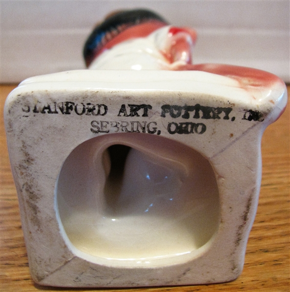 50's BROOKLYN DODGERS STANFORD POTTERY MASCOT BANK