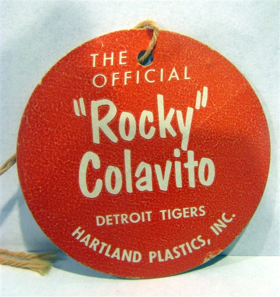 60's ROCKY COLAVITO HARTLAND TAG - VERY RARE!