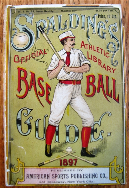 1897 SPALDINGS OFFICIAL BASEBALL GUIDE