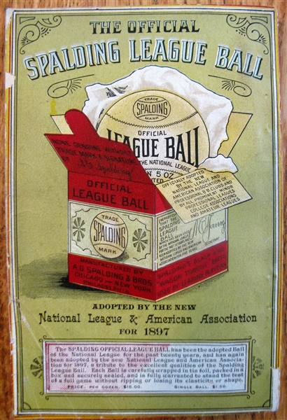 1897 SPALDINGS OFFICIAL BASEBALL GUIDE