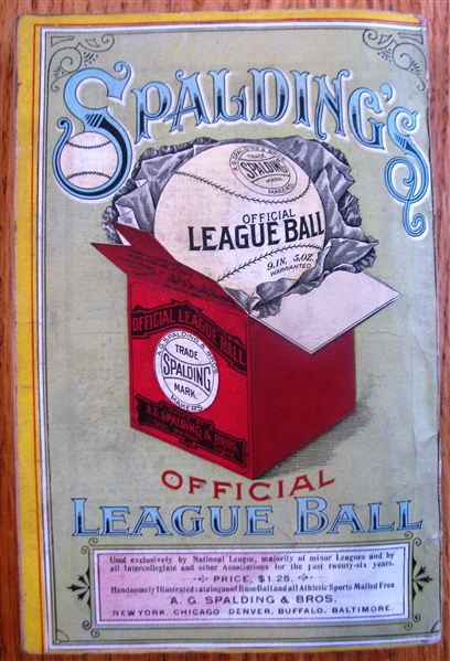 1903 SPALDINGS OFFICIAL BASEBALL GUIDE