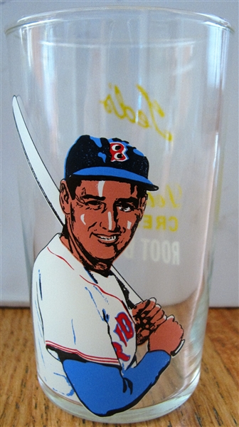 VINTAGE TED WILLIAMS TEDS CREAMY ROOT BEER GLASS