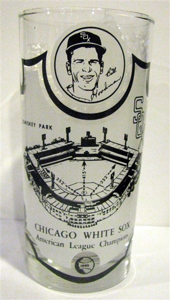 1959 CHICAGO WHITE SOX AMERICAN LEAGUE CHAMPIONS PLAYER GLASS- BILLY GOODMAN