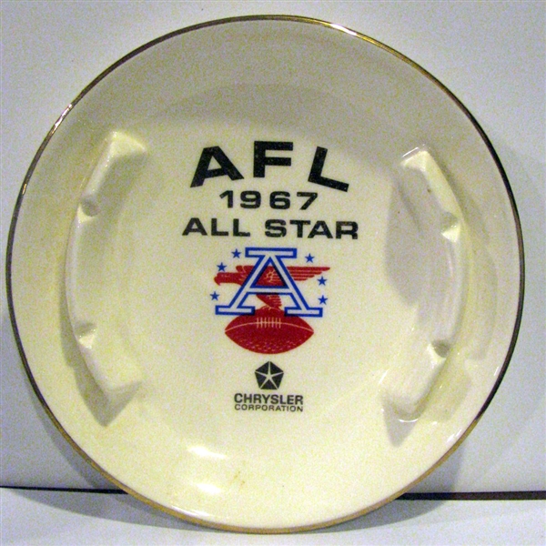 1967 AFL ALL-STAR GAME ASH TRAY