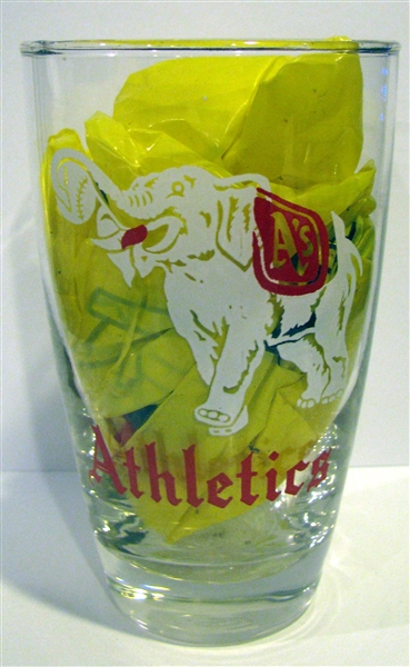 50's PHILADELPHIA ATHLETICS BIG LEAGUER GLASS