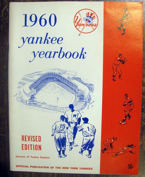 1960 NEW YORK YANKEES YEAR BOOK - REVISED EDITION