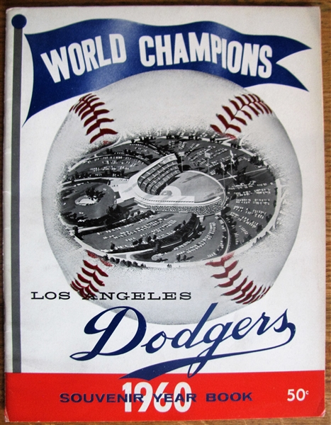 1960 LOS ANGELES DODGERS YEARBOOK