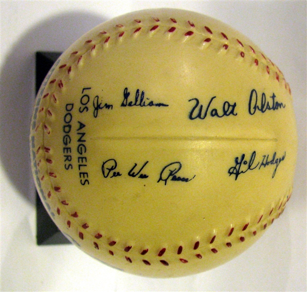 1958 LOS ANGELES DODGERS BALL BANK - 1st YEAR IN L.A.