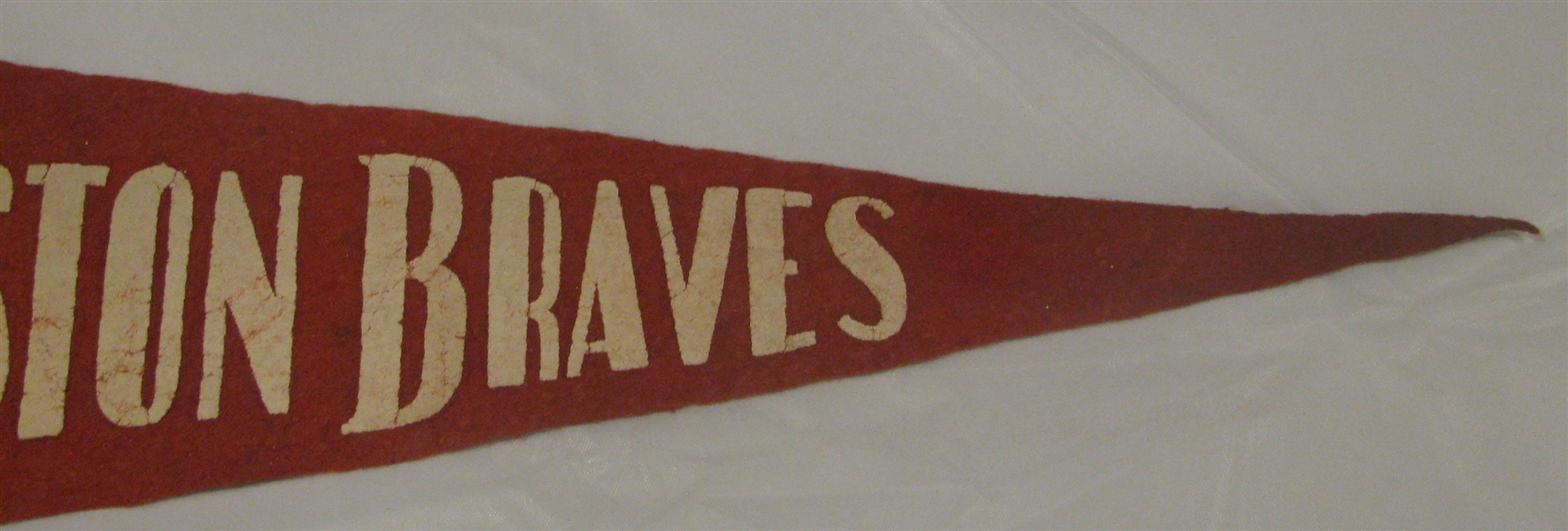 1948 BOSTON BRAVES NATIONAL LEAGUE CHAMPIONS 3/4 SIZED PENNANT
