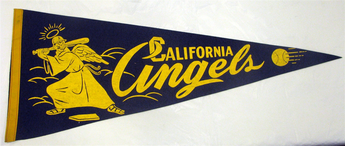 60's CALIFORNIA ANGELS PENNANT