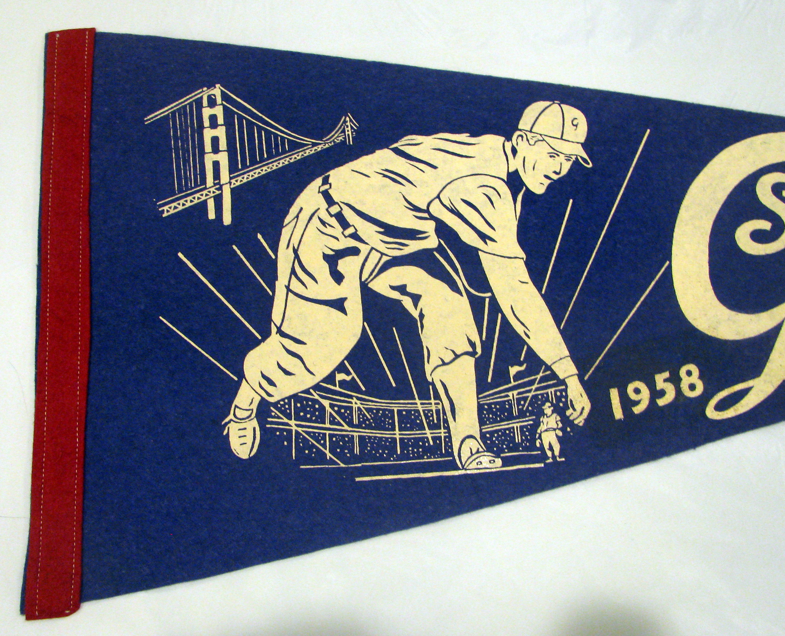Lot Detail - 1958 SAN FRANCISCO GIANTS PENNANT - 1st YEAR IN S.F.