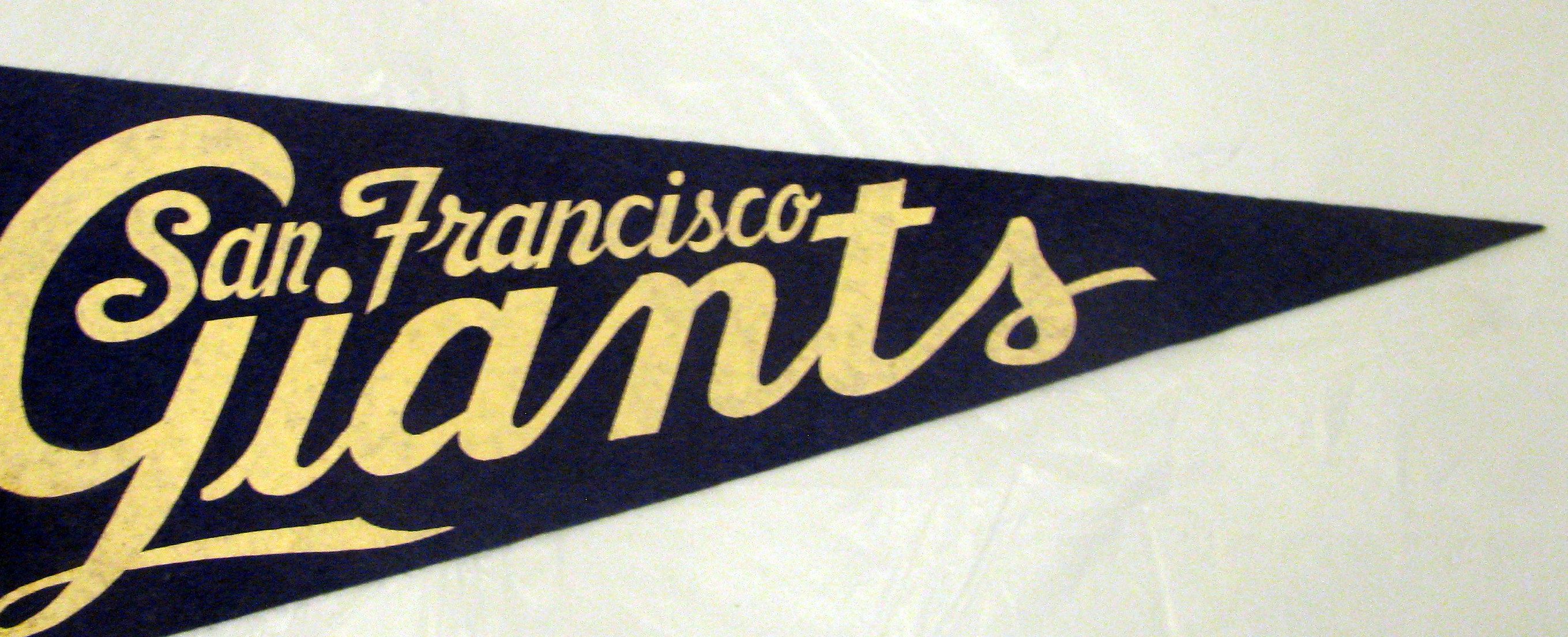 Lot Detail - 1958 SAN FRANCISCO GIANTS PENNANT - 1st YEAR IN S.F.