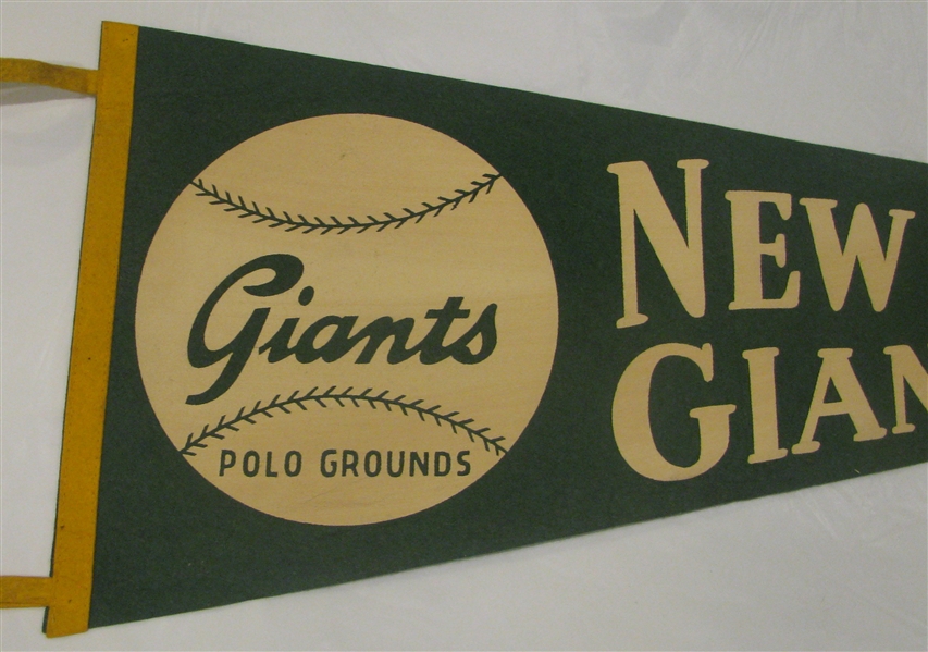 40's NEW YORK GIANTS PENNANT - POLO GROUNDS