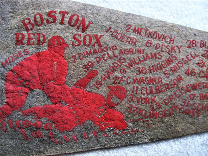 1946 BOSTON RED SOX TEAM PLAYER PENNANT - A.L. CHAMPIONSHIP YEAR