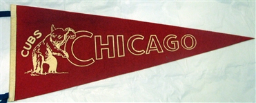 40s CHICAGO CUBS PENNANT