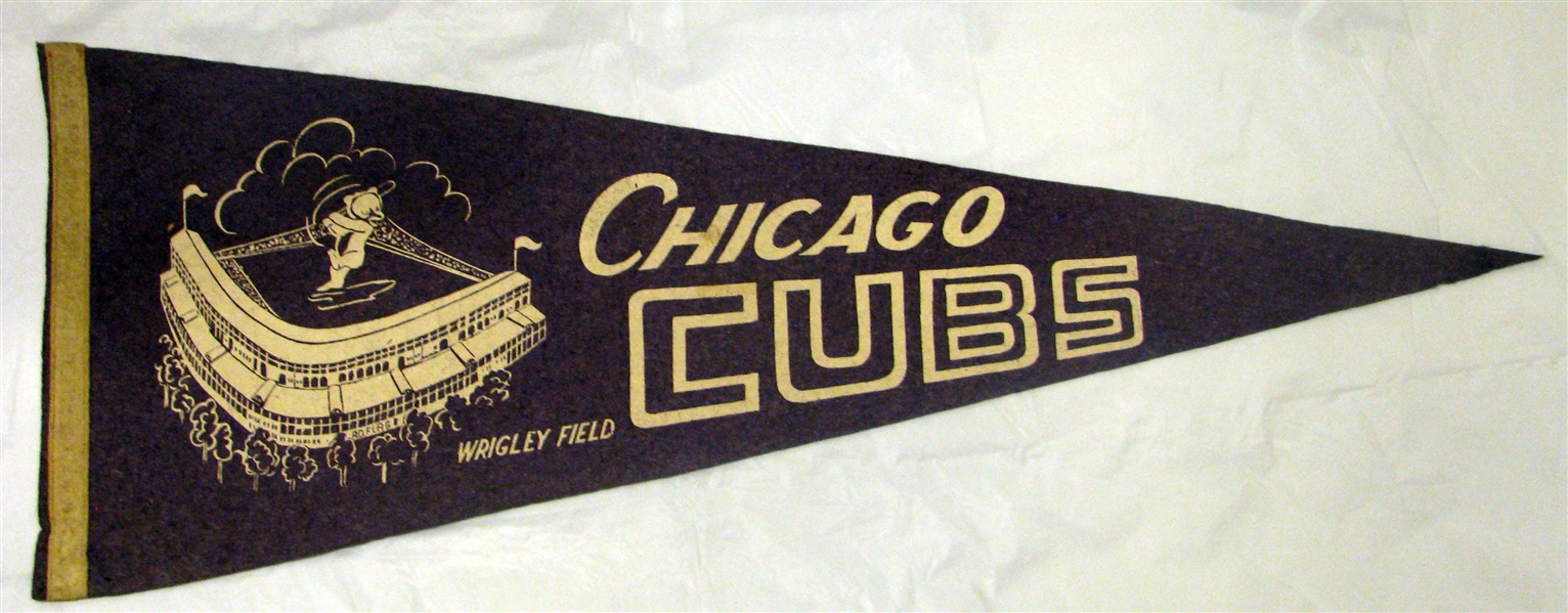 50's CHICAGO CUBS PENNANT