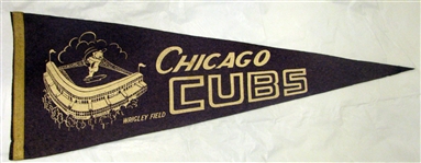 50s CHICAGO CUBS PENNANT