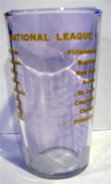 40's/50's NATIONAL LEAGUE & AMERICAN LEAGUE GLASSES