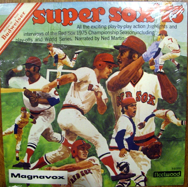 1975 SUPER SOX RED SOX RECORD ALBUM