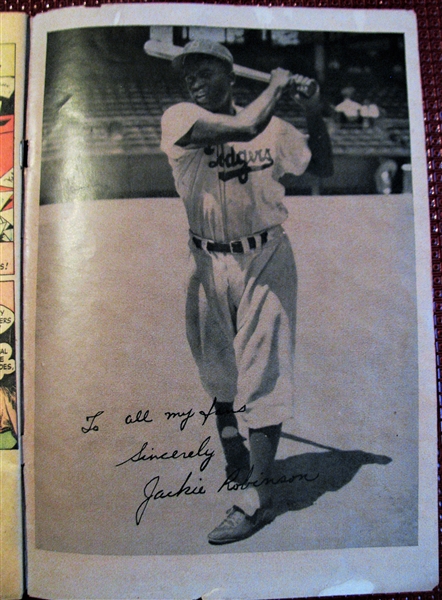 1950 JACKIE ROBINSON COMIC BOOK ISSUE #1