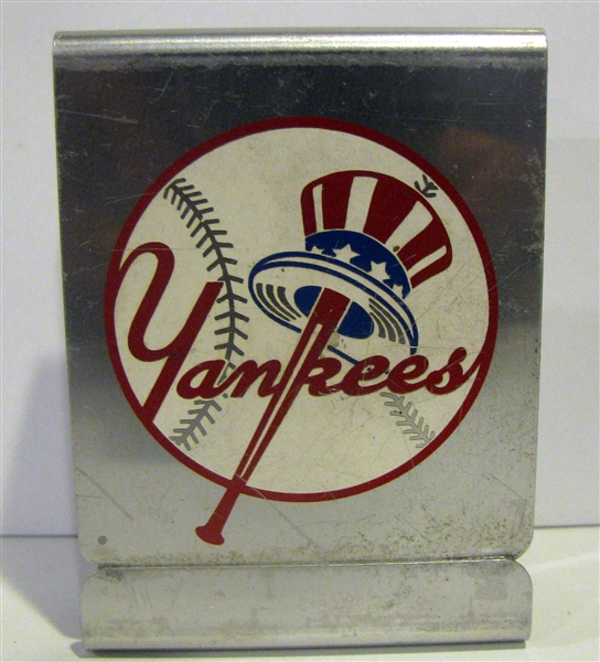 1950 NEW YORK YANKEES CIGARETTE CASE / SCHEDULE
