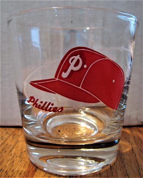 50's PHILADELPHIA PHILLIES LOW-BALL BIG LEAGUER GLASS