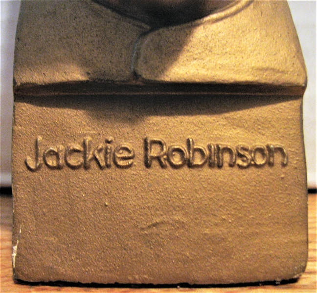 EXTREMLY RARE 40's JACKIE ROBINSON PROTOTYPE PETITO PLASTER BUST /STATUE