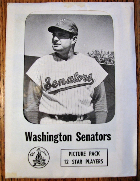60's WASHINGTON SENATORS SEALED PHOTO PACK
