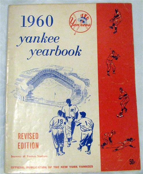 1960 NEW YORK YANKEES YEARBOOKS - 2 - OFFICIAL & JAY ISSUES
