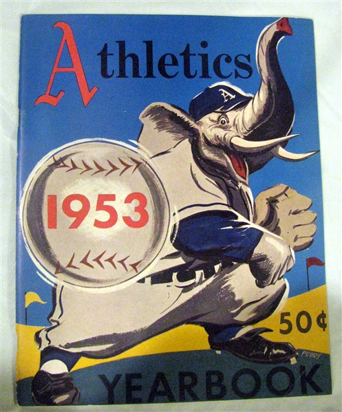 1953 PHILADELPHIA ATHLETICS YEARBOOK