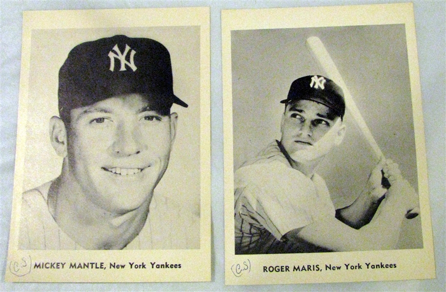 1960 NEW YORK YANKEES PHOTO PACK w/ENVELOPE