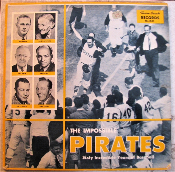 VINTAGE  -  THE IMPOSSIBLE PITTSBURGH PIRATES RECORD ALBUM