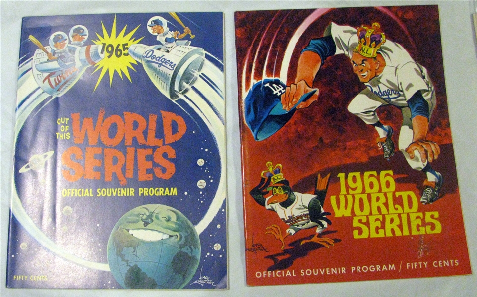 1965 & 1966 WORLD SERIES PROGRAMS - 2
