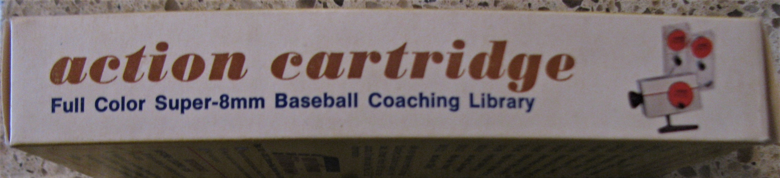 4 BASEBALL COACHING LIBRARY COLOR ACTION CARTRIDGES w/AARON - ROBINSO - DAVIS - FREEHAN