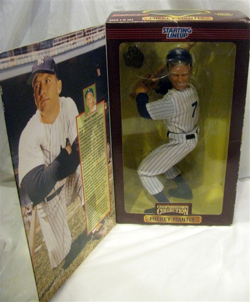 MICKEY MANTLE COOPERSTOWN COLLECTION SLU FIGURE - NRFB