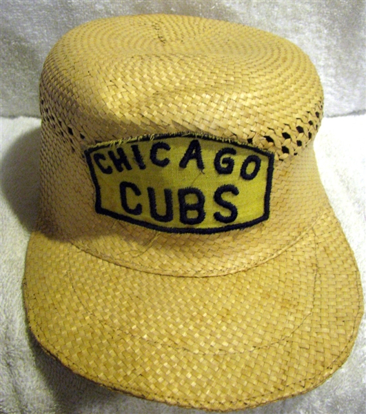 VINTAGE CHICAGO CUBS VENDOR'S HAT