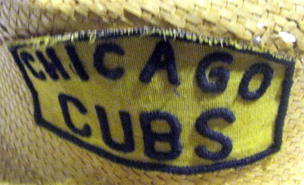VINTAGE CHICAGO CUBS VENDOR'S HAT
