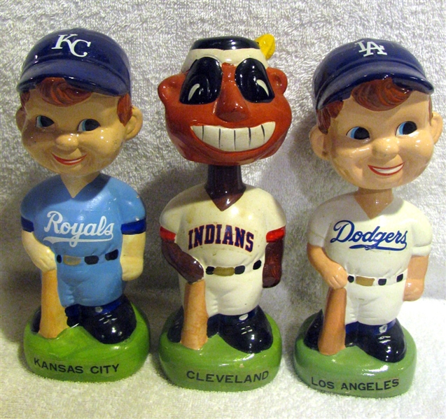 1988 TWIN BOBBING HEADS - INDIANS/ROYALS & DODGERS - 3